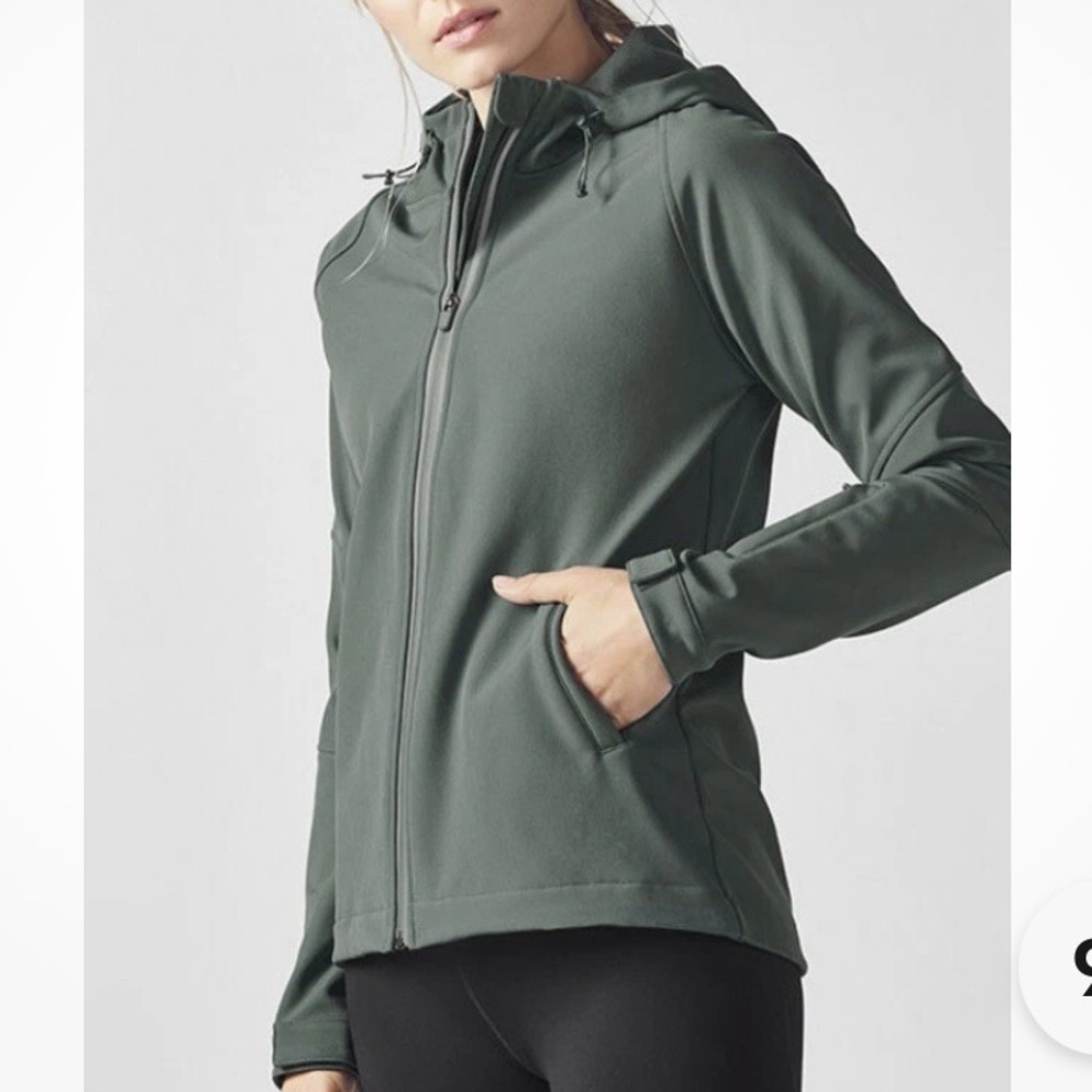 Fabletics Full Zip Hooded Performance Jacket Size… - image 1